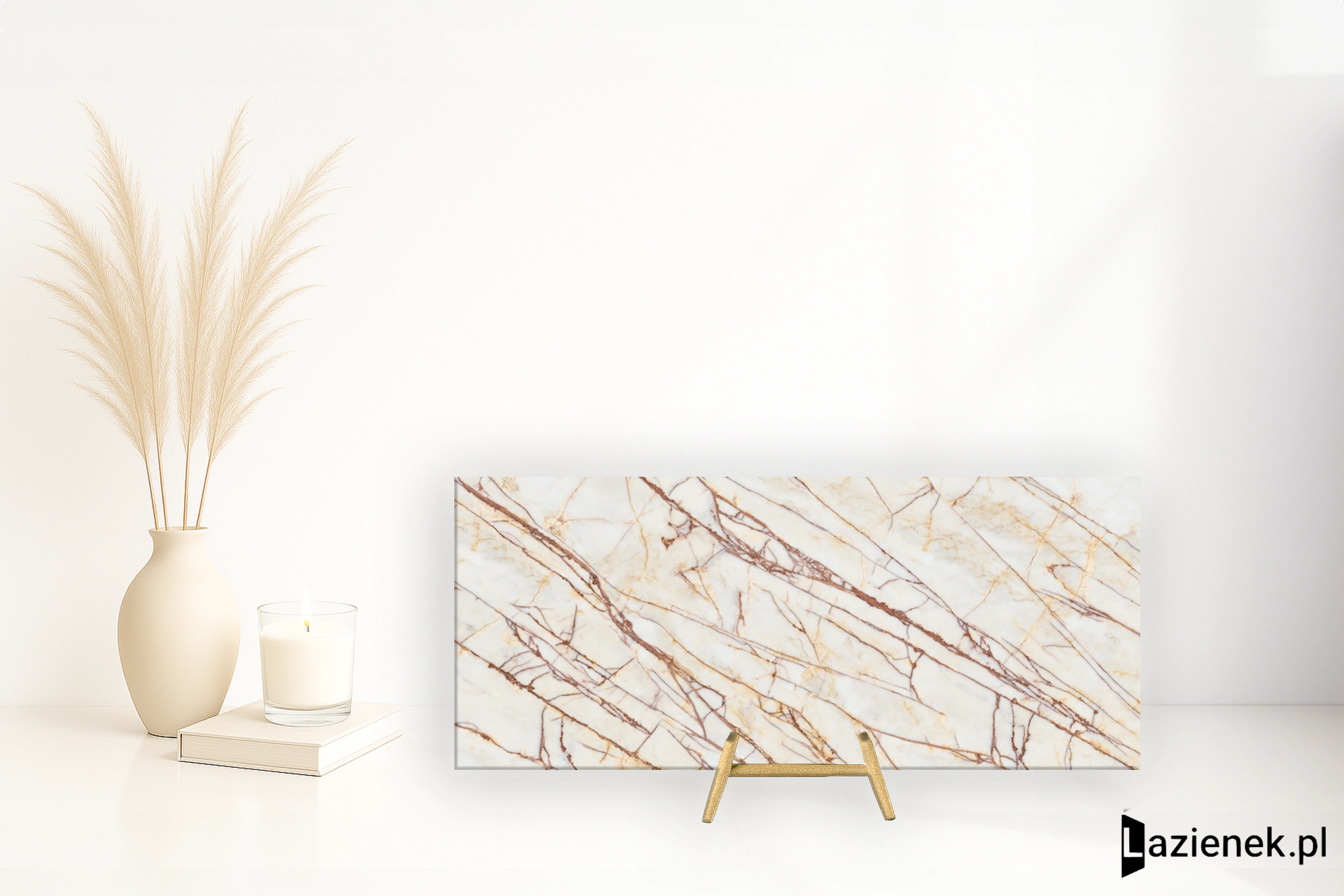 La Fabbrica Ava Bianco Imperiale Bianco Imperiale półpoler 120x280 cm gr. 6 mm - płytka rektyfikowana / (L)277002